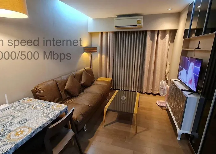 아파트 1br Thonglor , Fast Wifi , Near Samitivej , Nightlife 방콕